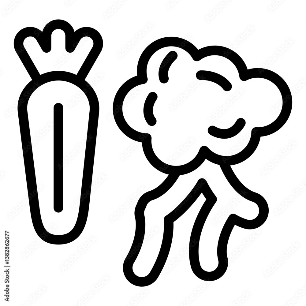 Vegetable Icon Vegetable Icon