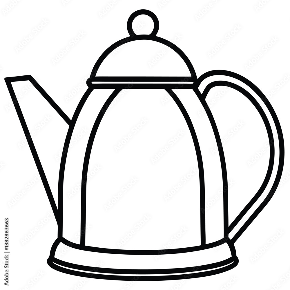 Obraz premium teapot isolated on white