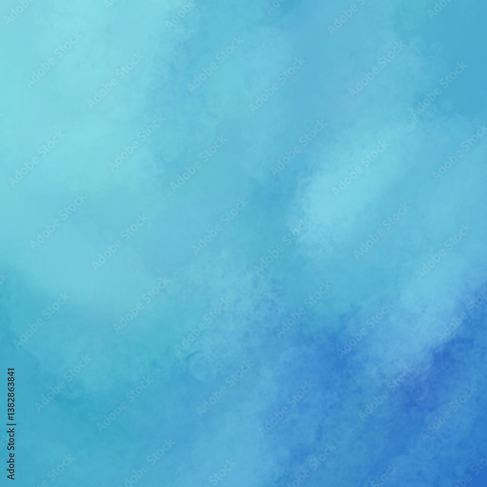 Obraz premium blue watercolor background