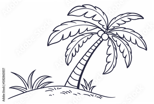 palm tree vector