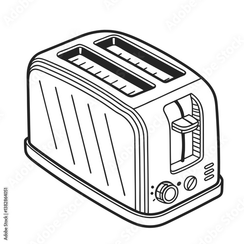 toaster and bread
