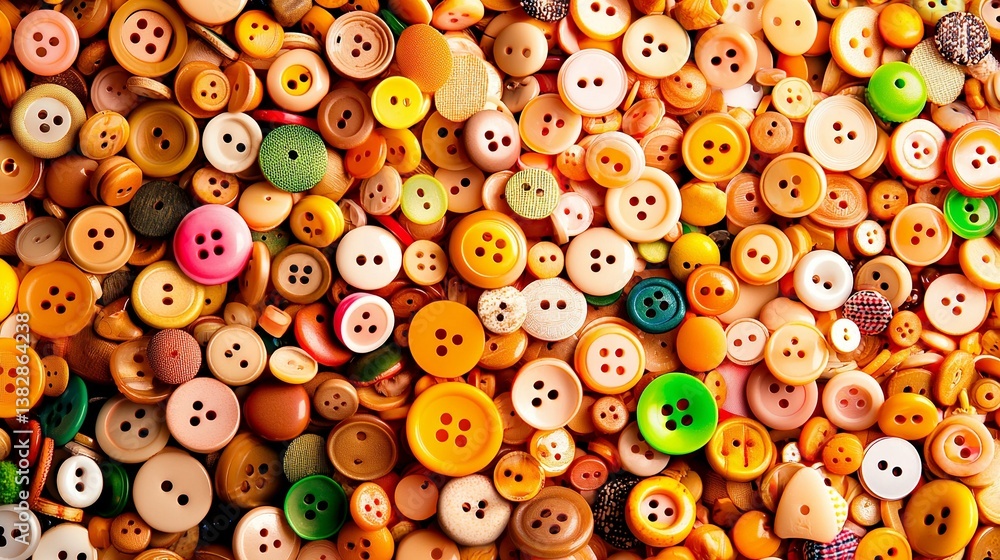 A vibrant collection of colorful buttons scattered randomly, creating a textured and diverse backdrop A vibrant collection of colorful buttons scattered randomly, creating a textured and diverse backdrop