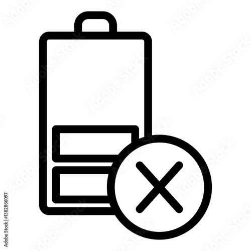 No Battery Icon