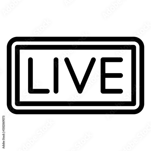 Live Broadcast Icon
