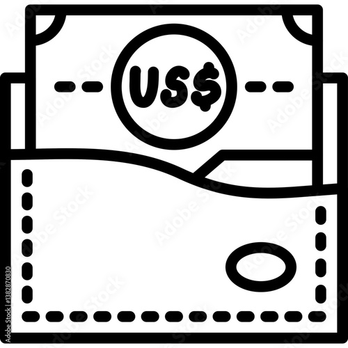 Turks and Caicos Wallet Icon