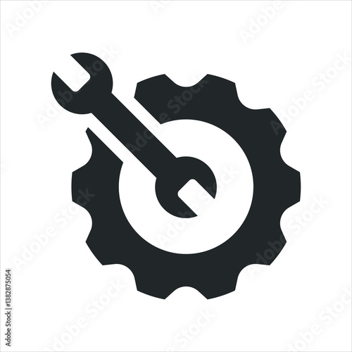 Engineer maintenance tools vector icon