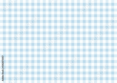 Fotografia Elegant Neon pale grey & Neon light blue grey Seamless Tartan Fabric Design