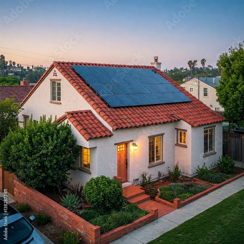 Wallpaper Mural Net Zero Home Solar Panels Los Angeles Modern Architecture Eco Conscious Life Torontodigital.ca