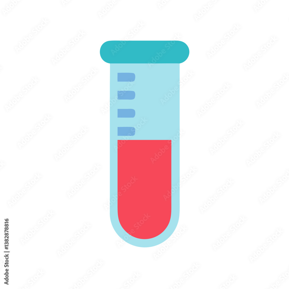 Test Tube Icon for Experiments Test Tube Icon for Experiments