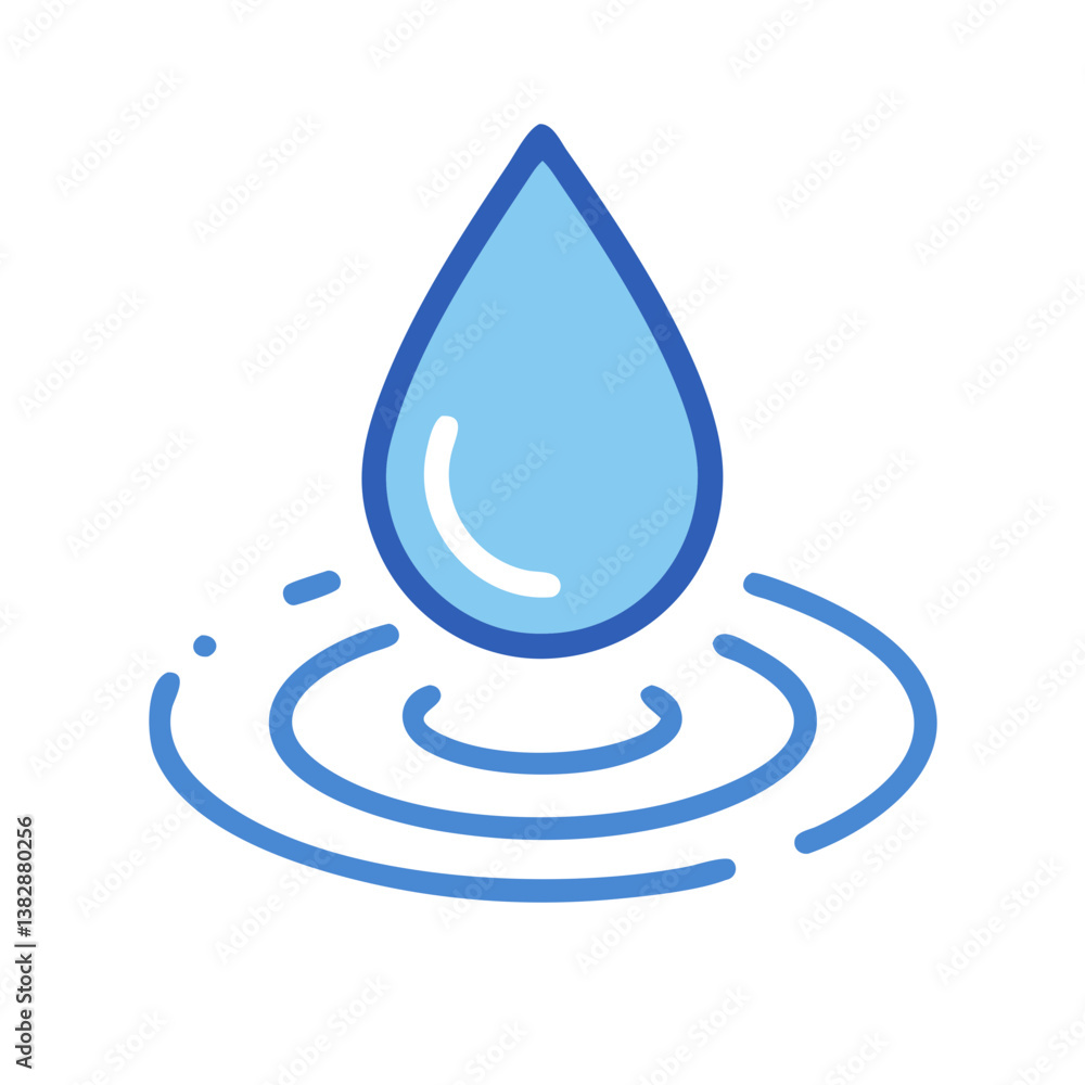 Water Drop Icon for Nature Water Drop Icon for Nature