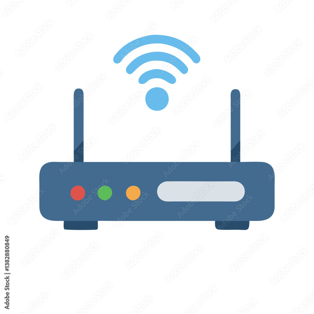 Router Icon for Wireless Networks Router Icon for Wireless Networks