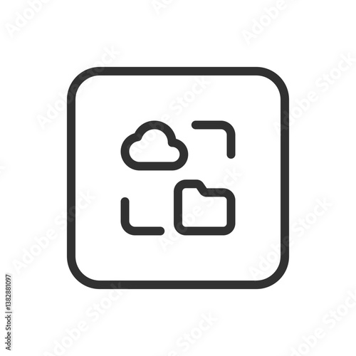 Cloud Sync Synchronize - Data Synchronization and Cloud Storage Icon