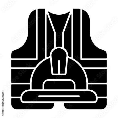 Occupational Safety Solid Style Icon Solid Style Icon