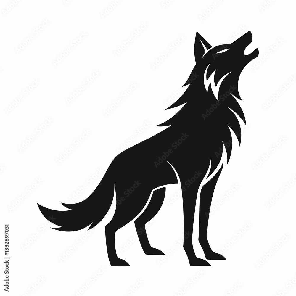 Fototapeta premium wolf vector illustration