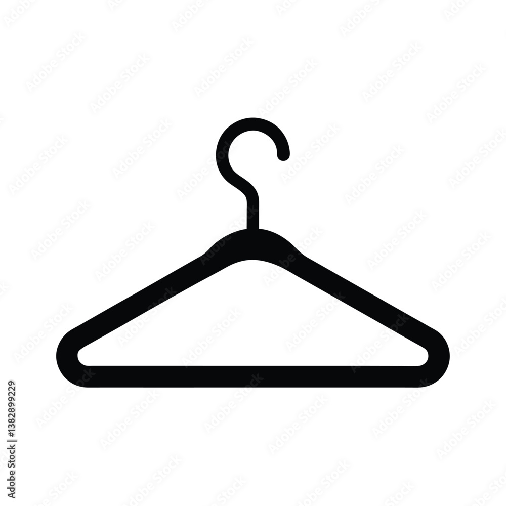 Hanger Silhouette Design Vector Image. Hanger Silhouette Design Vector Image.