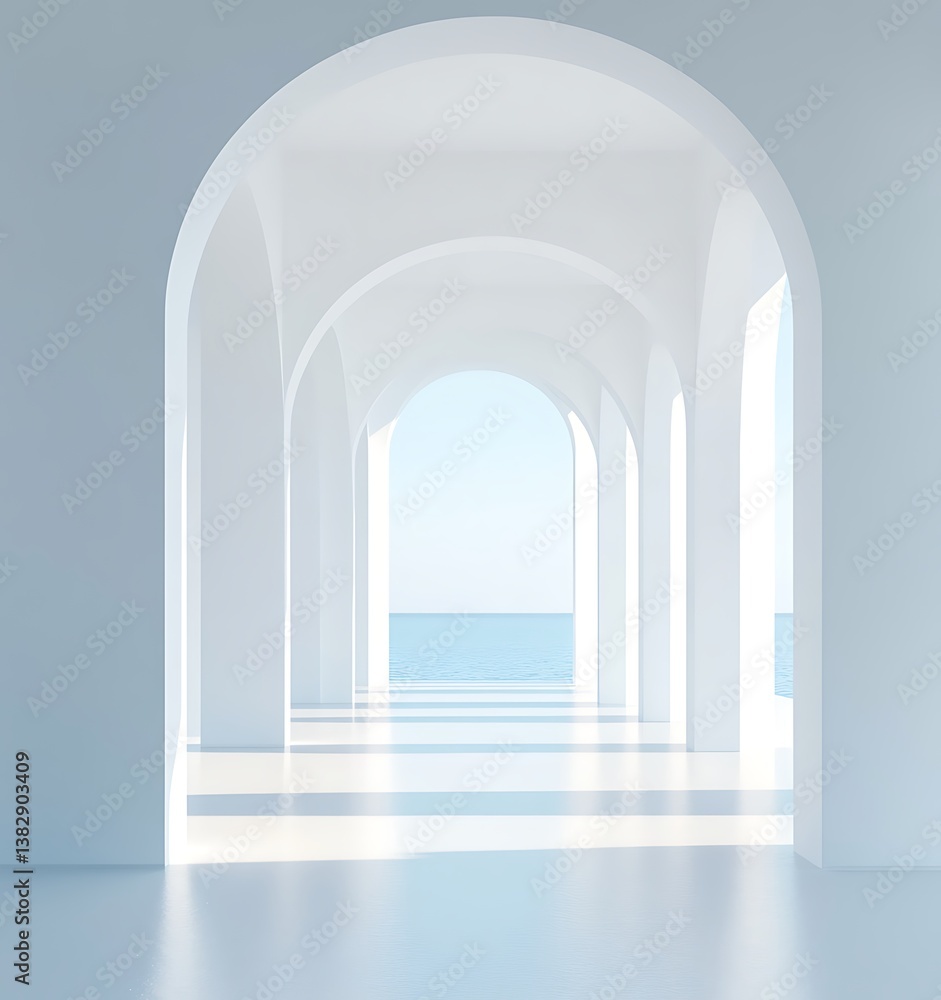 Abstract white architectural background with empty space for text or design Abstract white architectural background with empty space for text or design