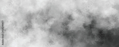 Stormy and textured watercolor wash with soft abstract black and gray blending

