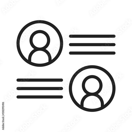 Contact Details icon vector image. Suitable for mobile apps, web apps and print media.