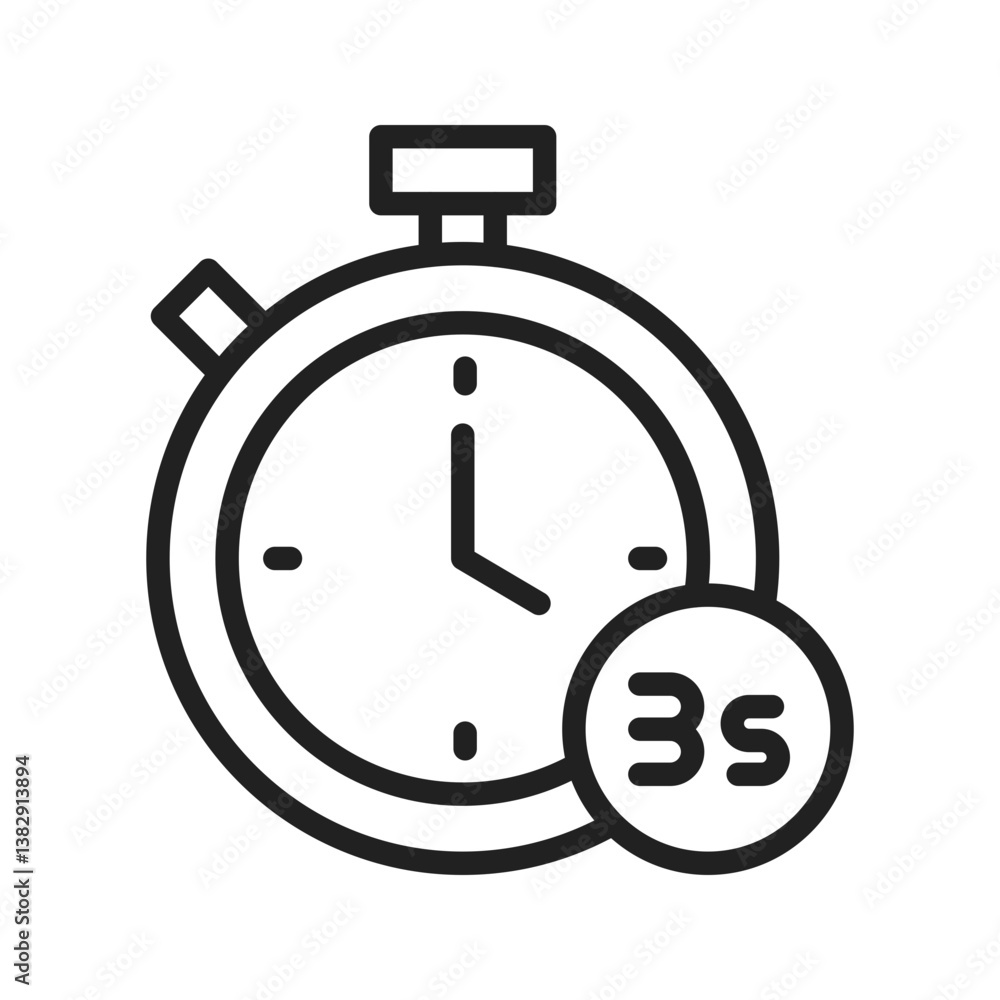 Timer icon vector image. Suitable for mobile apps, web apps and print media. Timer icon vector image. Suitable for mobile apps, web apps and print media.