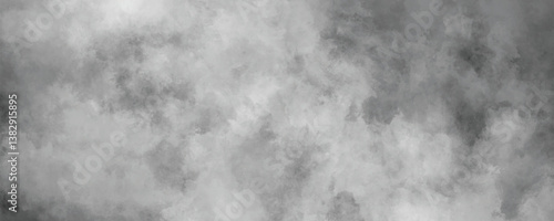 Aged and rustic cloudy ink texture in dark gray and black with a vintage effect

