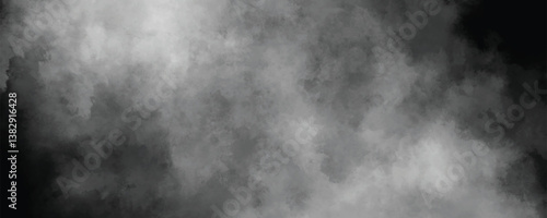 Textured monochrome ink wash with subtle cloud-like formations and a vintage appeal

