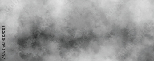 Dreamy stormy black and white watercolor texture with artistic grunge patterns

