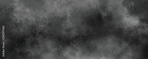 Ethereal storm-inspired watercolor texture with soft monochrome ink wash details

