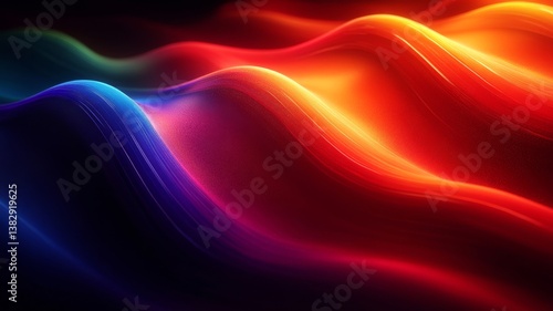 Wallpaper Mural Light Particles Colour Graphic Texture Pattern Wallpaper Concept Torontodigital.ca