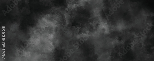 Blurred and smudged ink wash effect with a soft dreamy black and gray watercolor texture

