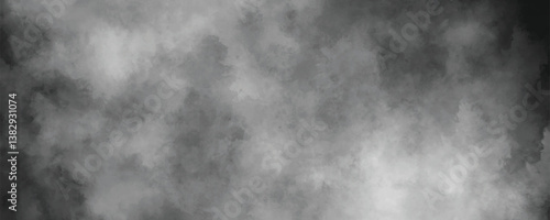 Textured cloudy monochrome ink wash with an artistic stormy effect

