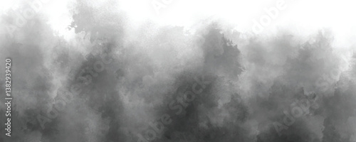 Vintage-inspired monochrome cloudy watercolor wash with soft shading and brushstrokes


