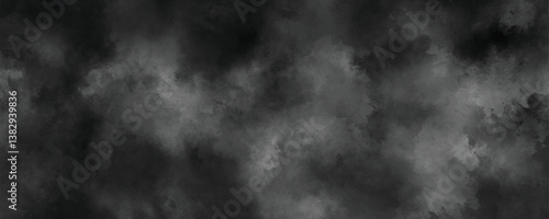 Vintage-inspired monochrome cloudy watercolor wash with soft shading and brushstrokes

