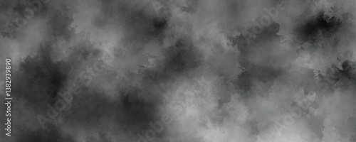 Dramatic and moody stormy abstract background with a blended ink wash effect

