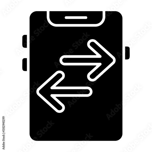 Transfer Solid Icon Style