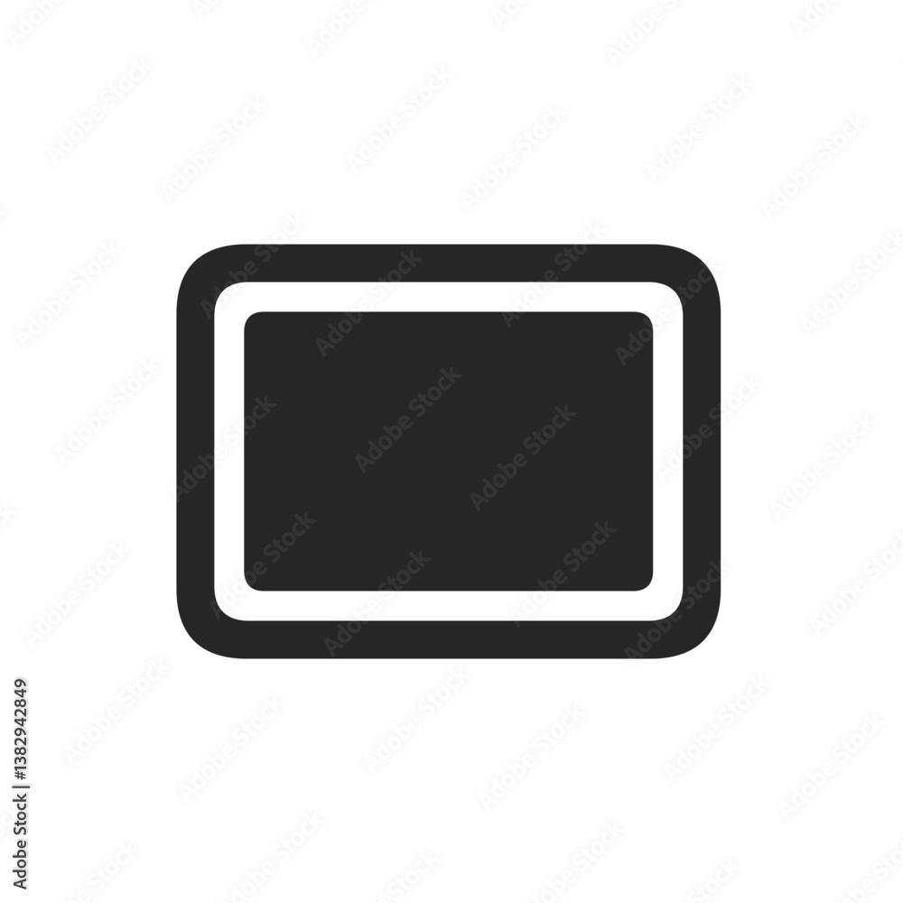 Filled Light Panel Icon Filled Light Panel Icon