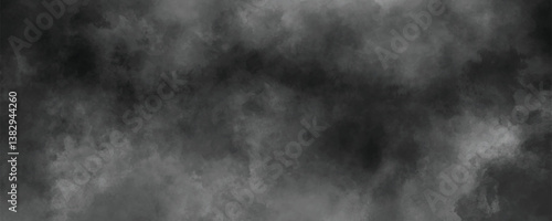 Dreamy and moody abstract storm-inspired monochrome ink wash with grunge textures

