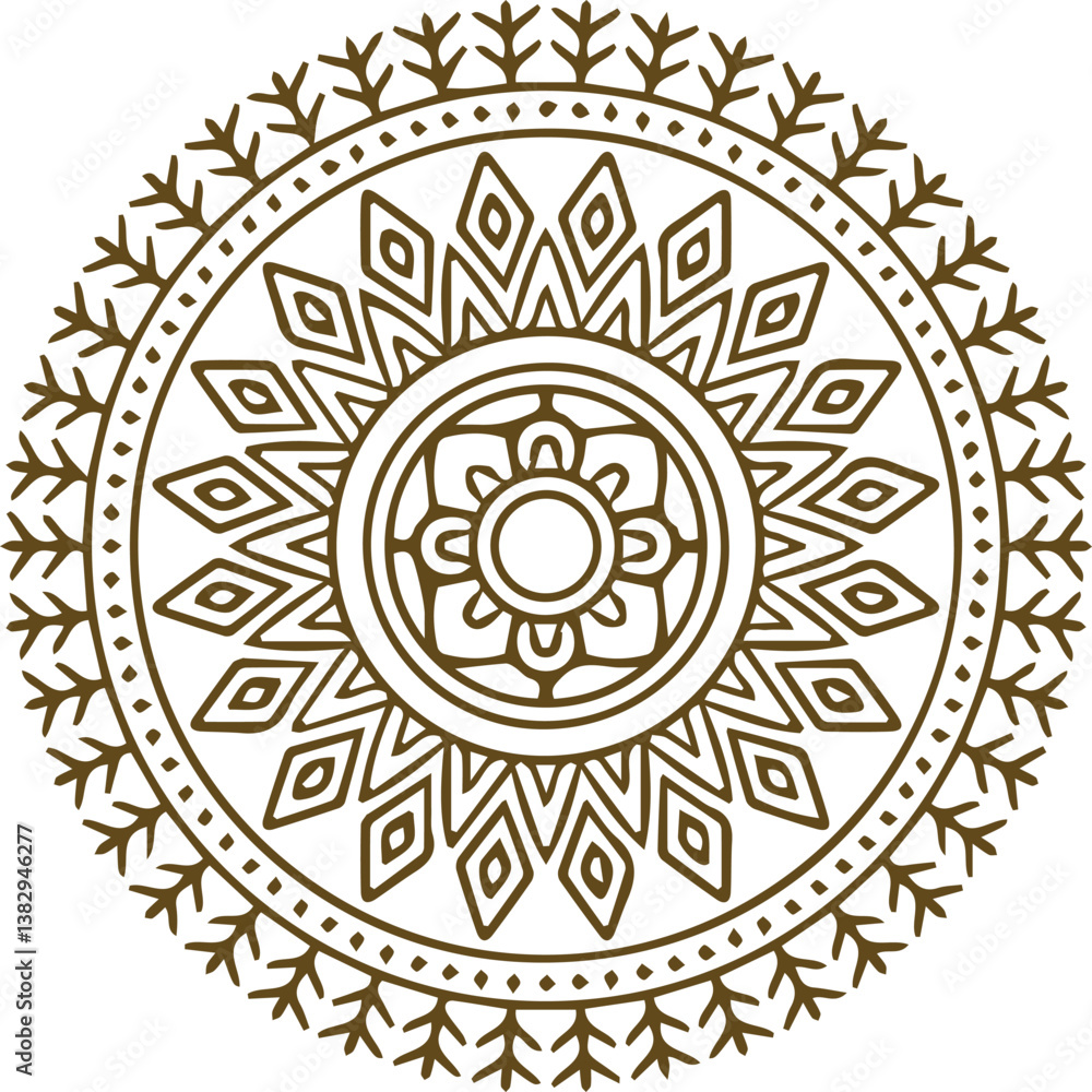 Beautiful Mandala Art and Vector Mandala Design Image. Beautiful Mandala Art and Vector Mandala Design Image.