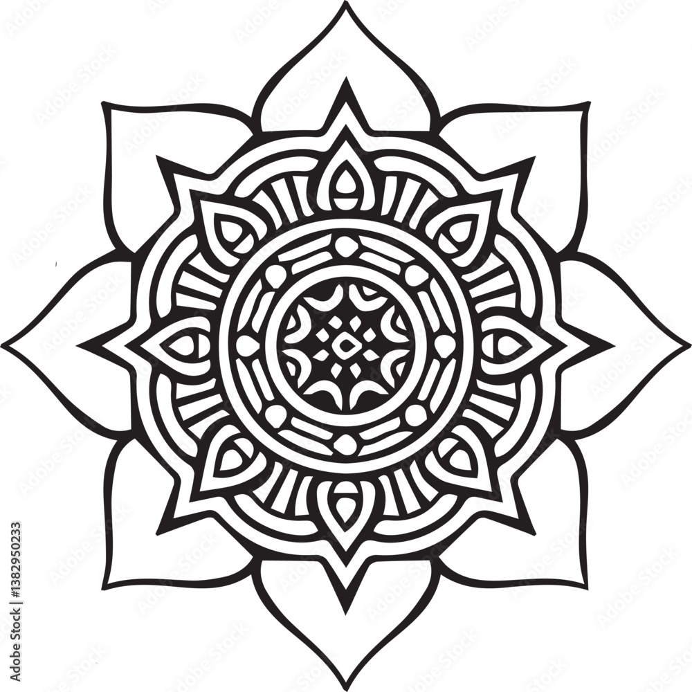 Beautiful Mandala Art and Vector Mandala Design Image. Beautiful Mandala Art and Vector Mandala Design Image.