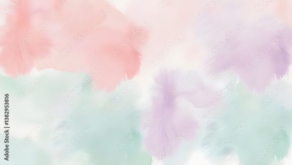 Fototapeta premium Soft Pastel Watercolor Texture Background