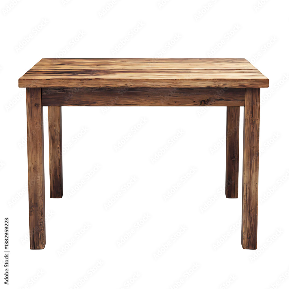 Simple Wooden Table Designed for Dining or Working, Crafted From Durable Materials, Perfect for Various Interior Styles Simple Wooden Table Designed for Dining or Working, Crafted From Durable Materials, Perfect for Various Interior Styles