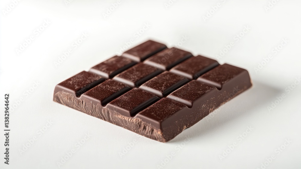 Dark chocolate bar on white background (2) Dark chocolate bar on white background (2)