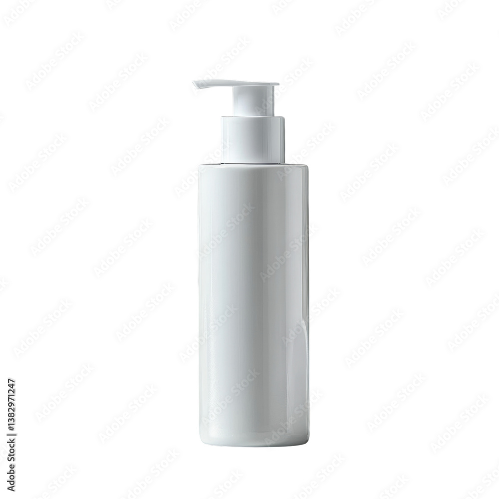 Clean and Minimalistic White Lotion Pump Bottle with Smooth Surface Ideal for Skincare Product Display or Cosmetic Packaging Showcase Clean and Minimalistic White Lotion Pump Bottle with Smooth Surface Ideal for Skincare Product Display or Cosmetic Packaging Showcase