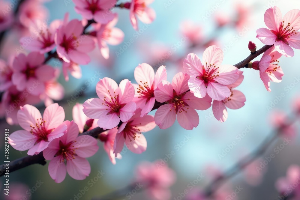 Intricate sakura branch pattern, full bloom, vibrant pink , blossom, vibrant pink Intricate sakura branch pattern, full bloom, vibrant pink , blossom, vibrant pink