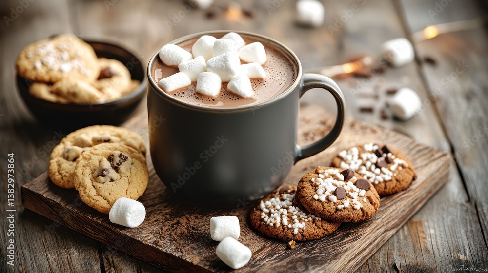 Cozy Hot Chocolate and Cookies Cozy Hot Chocolate and Cookies