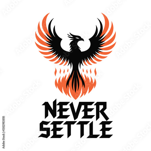 Never Settle T Shirt Design Phoenix