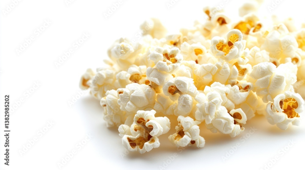 Pile of popcorn on white background (1) Pile of popcorn on white background (1)