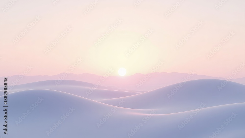 A serene minimalist landscape with rolling hills under a pastel sunset sky, soft gradients, calming tones, desktop wallpaper A serene minimalist landscape with rolling hills under a pastel sunset sky, soft gradients, calming tones, desktop wallpaper