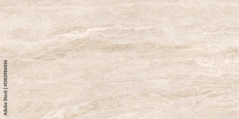 Fototapeta premium Cream travertine stone texture beige marble stone background