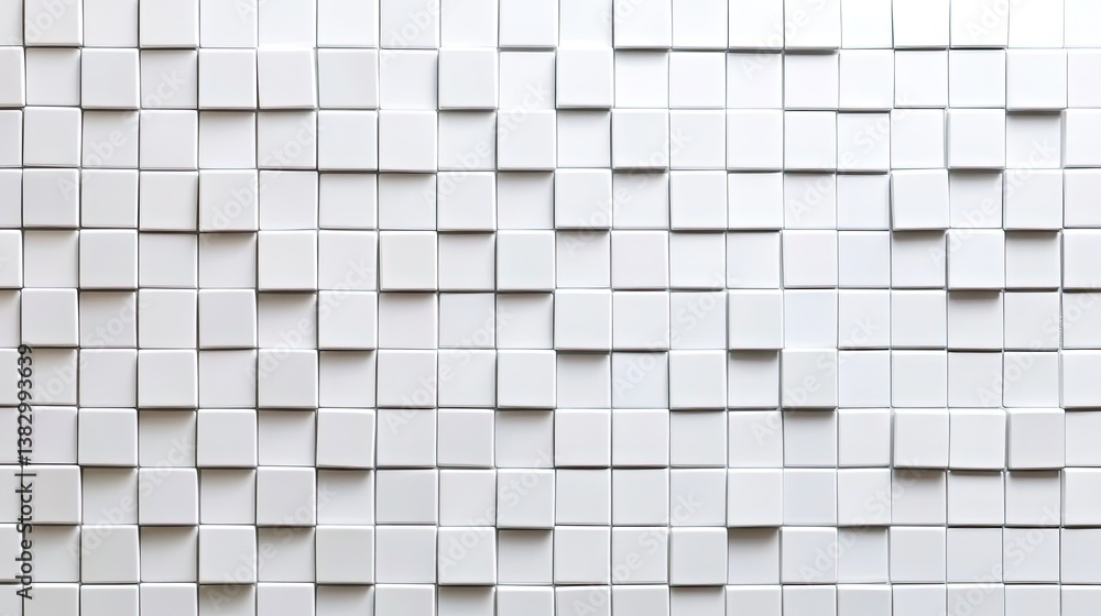 Modern abstract white ceramic mosaic tile wall texture for home decor digital art design Modern abstract white ceramic mosaic tile wall texture for home decor digital art design