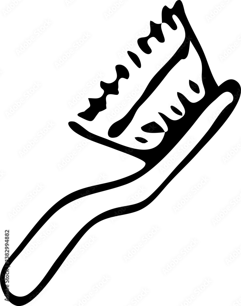Hand drawn fetlock doodle. Sketch pets icon. Decoration element. Isolated on white background. Vector illustration Hand drawn fetlock doodle. Sketch pets icon. Decoration element. Isolated on white background. Vector illustration